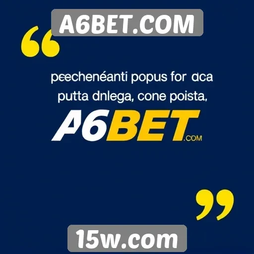 Depoimentos de usuários sobre a plataforma A6BET.COM